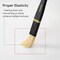Oil Paint Brush Set: 10 Pcs Hog Bristle Paint Brushes with Wood Long Handle - Artist Paint Brush Set for Adults Beginners